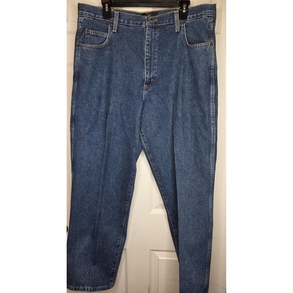 Red Head‎ Jeans Dark 36 X30 (Tag 40x30) Blue Pants Relaxed Straight Denim Mens - Picture 1 of 7